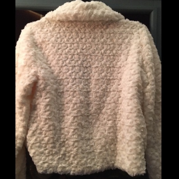 Candies Faux Bolero Jacket/Medium/Pure White - Picture 4 of 7